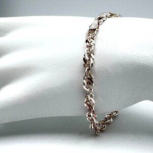 925 Sterling Silver Bracelet  Milor Italy 7 grams 7 Inches  Vintage